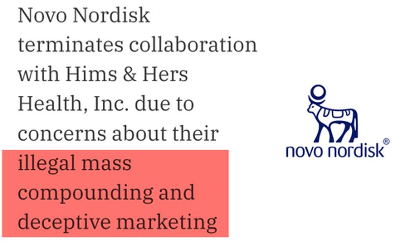 hims hers health crashes after novo nukes glp 1 partnership over illegal mass compounding scheme