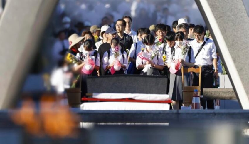 hiroshima mayor calls nuclear deterrence folly as city marks 78th anniversary of atomic bombing