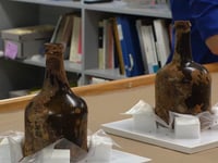 Historians uncover 18th-century bottles with mysterious liquid at George Washington's Mt. Vernon