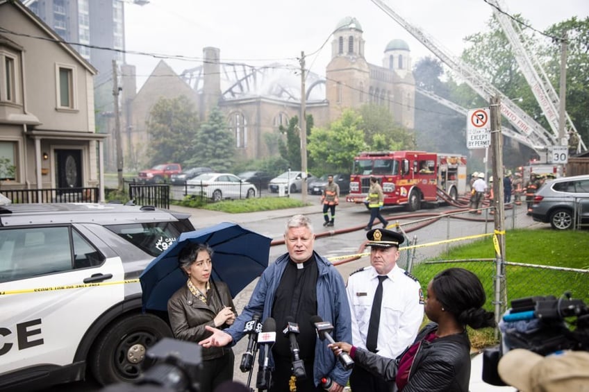 historic toronto church gutted by fire police investigate cause