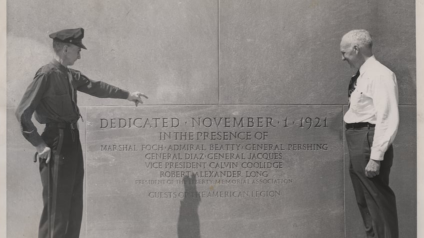 The Liberty Memorial in Kansas City, Missouri, was dedicated "in honor of those who served in World War One in defense of liberty and our country."