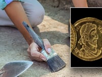 Hoard of ancient Roman coins perplexes archaeologists: 'Extremely rare'