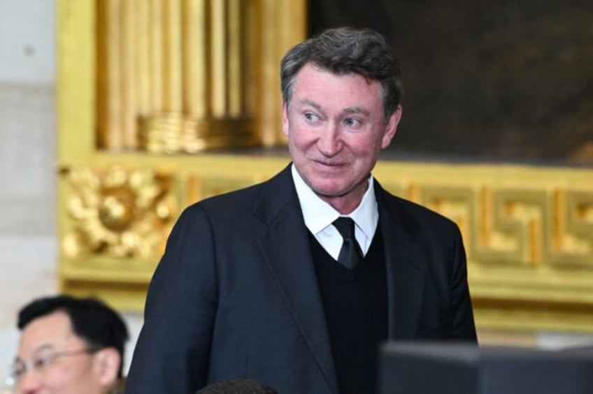 Canadian retired professional hockey player Wayne Gretzky attended the inauguration of US