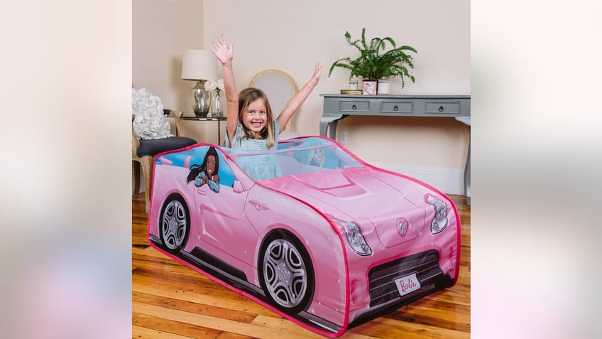 Gift a Barbie convertible for the holidays. 