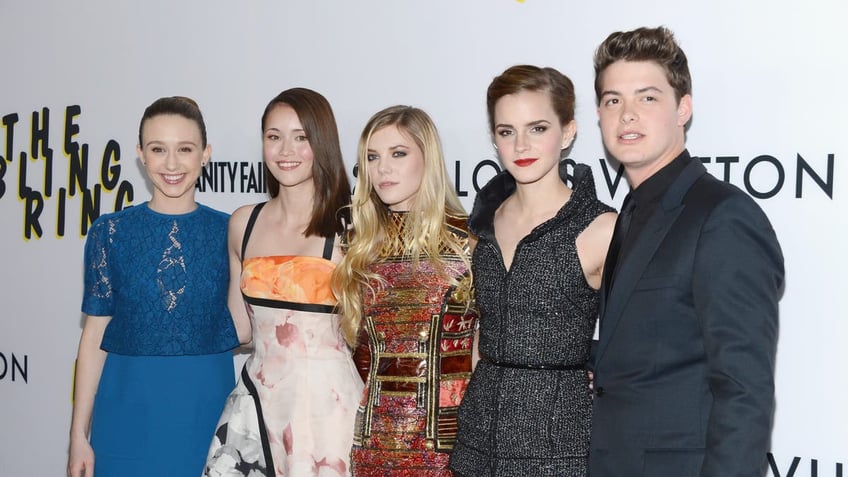 bling ring stars on red carpet