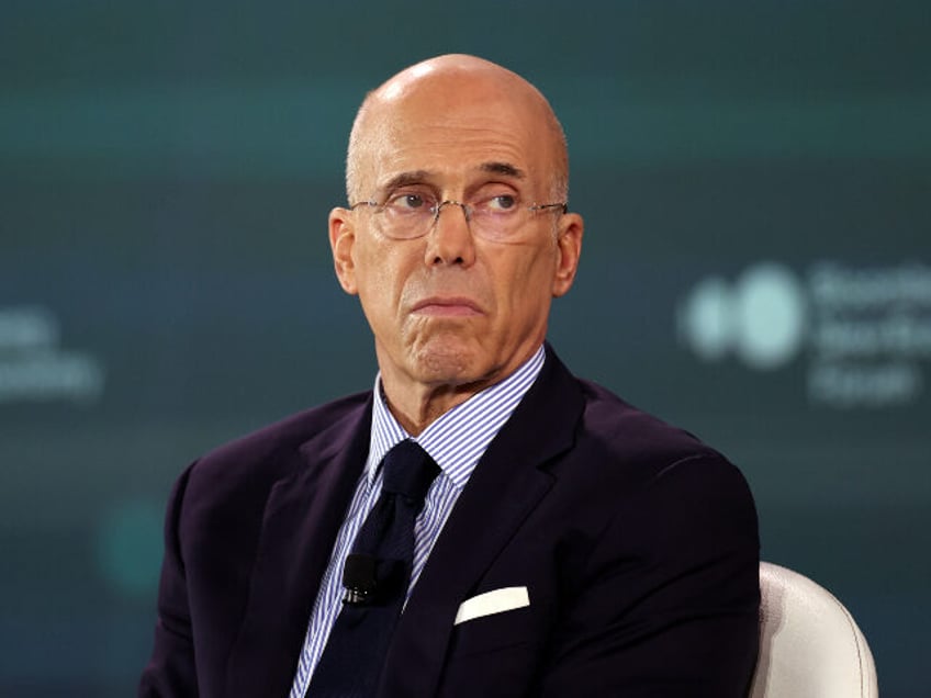 Jeffrey Katzenberg, founder and managing partner of WndrCo LLC, during the Bloomberg New E