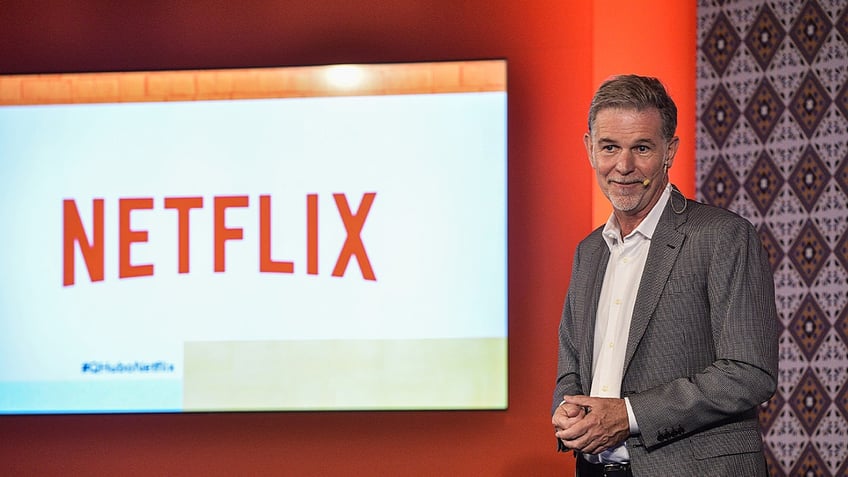 Netflix CEO Reed Hastings speaks during Netflix Slate Event 2018 at JW Marriot on Oct. 9, 2018 in Bogota, Colombia.