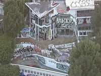 Hollywood Horror: Abandoned 'Graffiti Mansion' Becomes Squatters' Paradise