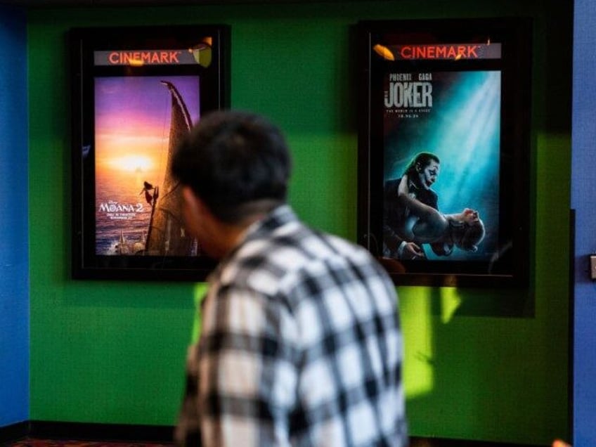 Guests visit the Cinemark Baldwin Hills Crenshaw and XD movie theatre in Los Angeles, Cali