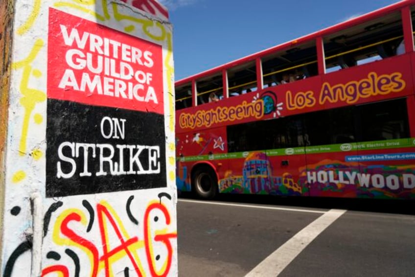 hollywood strike matches the 100 day mark of the last writers strike in 2007 2008