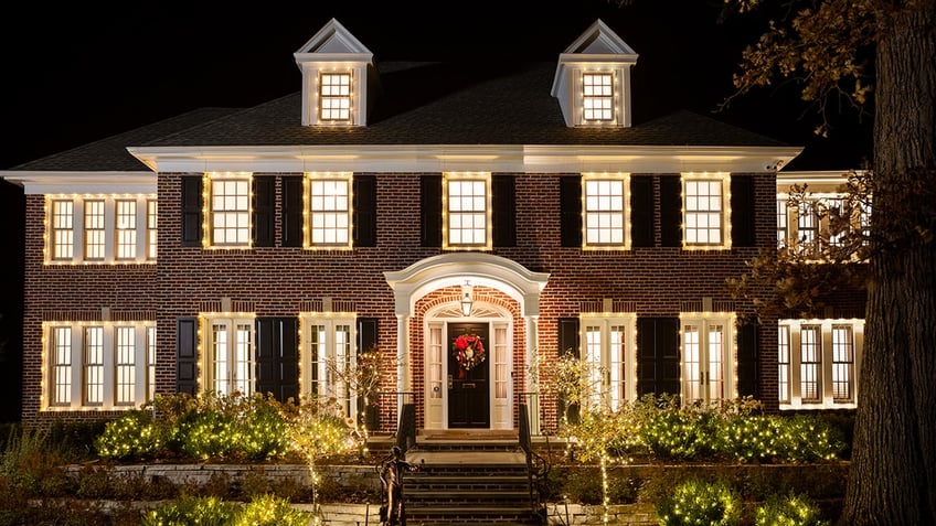 The exterior of the house from "Home Alone."