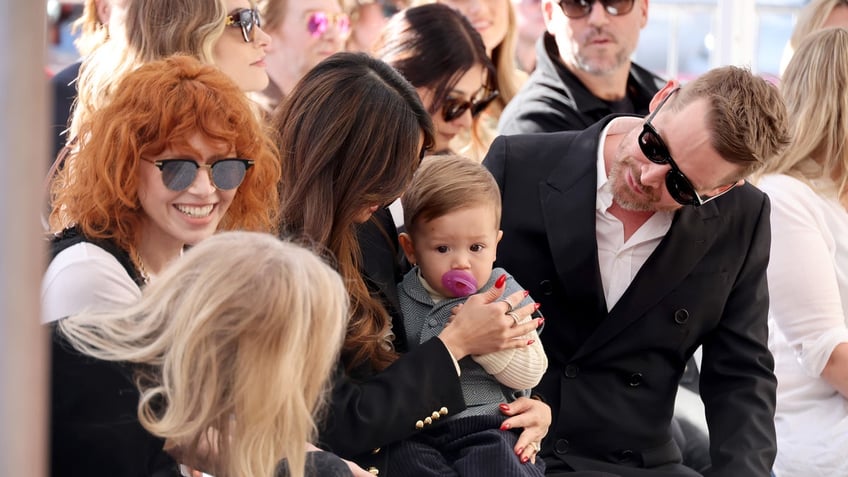 Culkin with Brenda and one of their sons