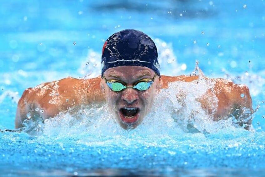 France's Leon Marchand has one gold to his name already at the Paris Olympics