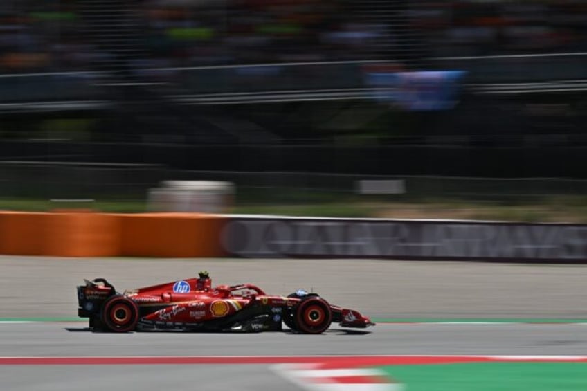 Home hope Carlos Sainz gives his fans something to shout about in third practice at the Sp