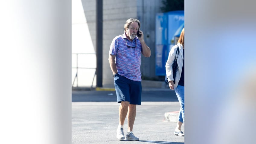 Richard Karn and wife Tudi Roche are spotted on a rare outing in Los Angeles.