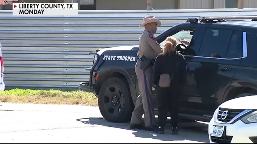 Texas DPS officer at his unit.