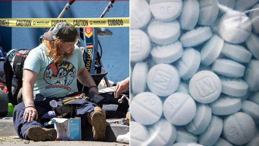 homeless man horrifies san francisco neighborhood with free fentanyl 4 new users sign