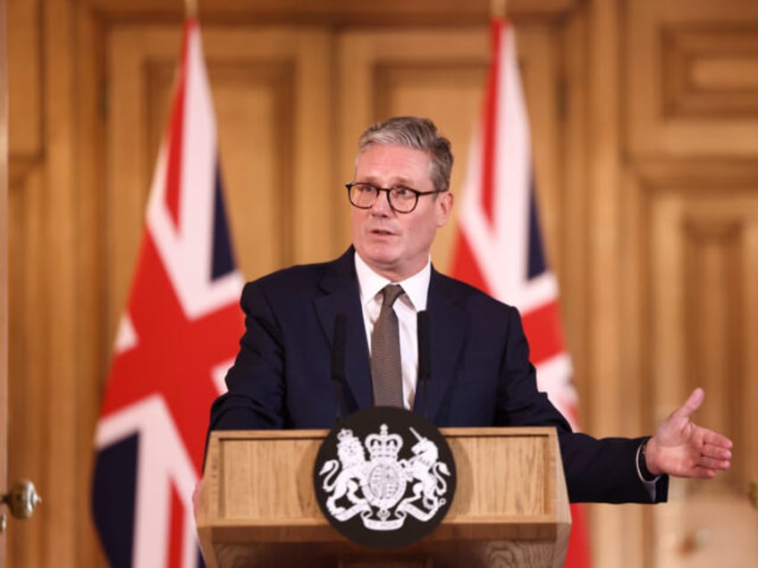 06/07/2024. London, United Kingdom. Prime Minister Keir Starmer holds his first press conf