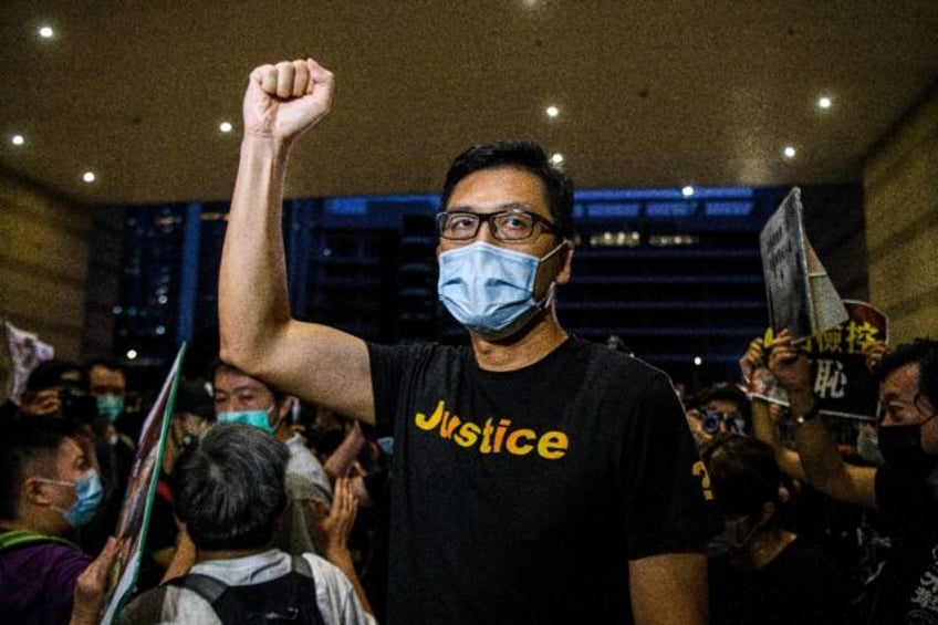A Hong Kong court jailed former pro-democracy lawmaker Lam Cheuk-ting for rioting in relat