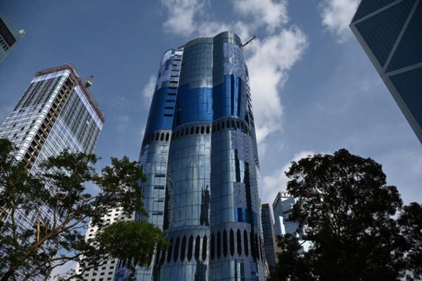 The Henderson, a skyscraper designed by Zaha Hadid Architects located in Hong Kong's finan