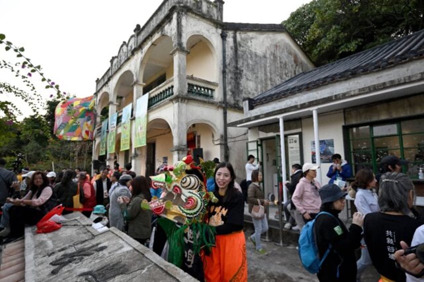 Tourists in Hong Kong are flocking to the 300-year-old village of Kuk Po for respite from