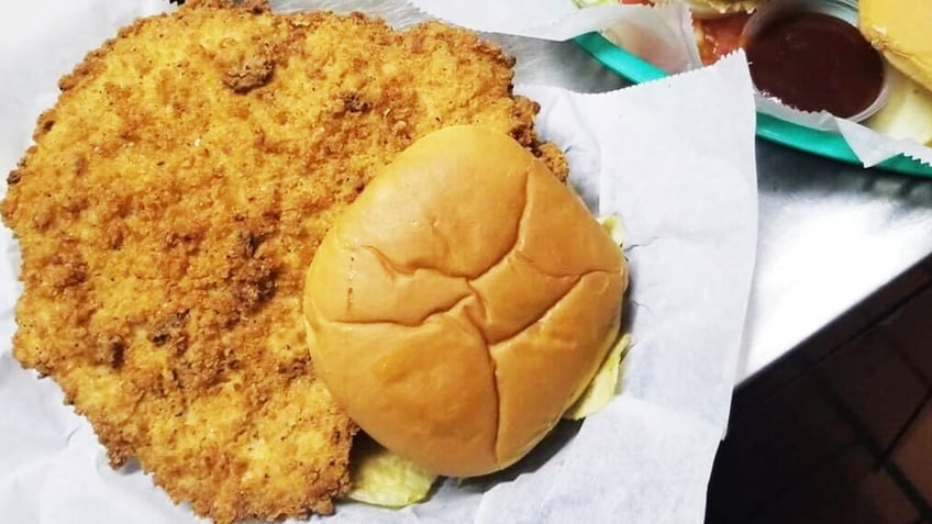 Pork tenderloin sandwich