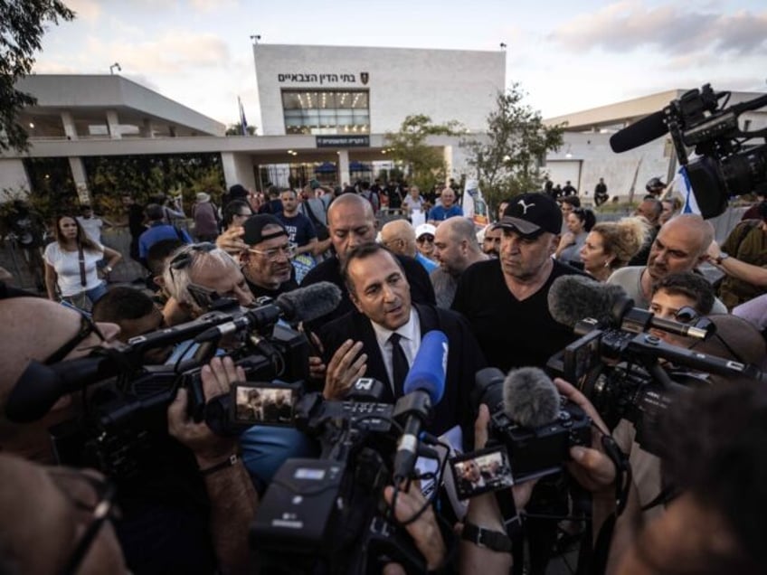 KFAR YONA, ISRAEL - JULY 30: Far-right groups protest against the military prosecutor&#039