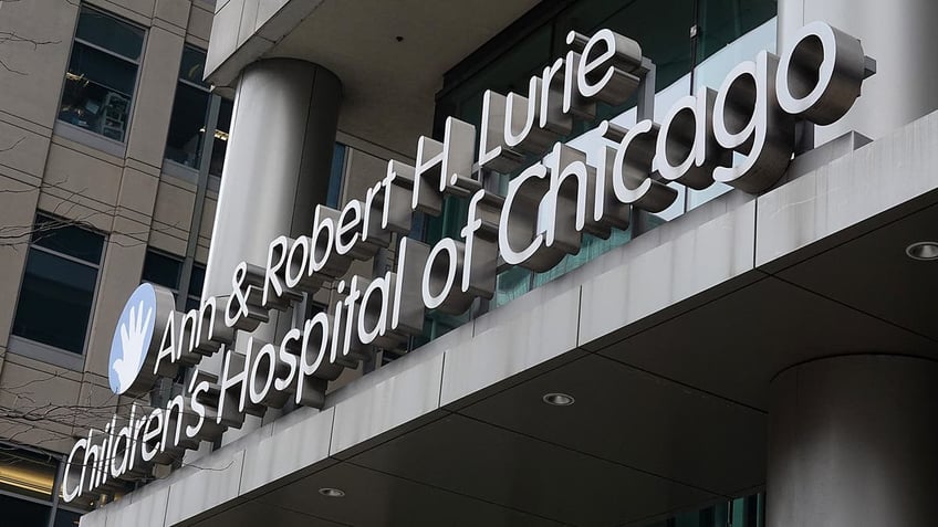 A sign marks an entrance to the Lurie Children's Hospital on February 07, 2024 in Chicago, Illinois.