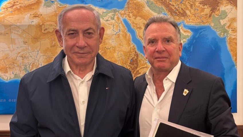 Israeli Prime Minister Benjamin Netanyahu meets with U.S. Middle East envoy Steve Witkoff.