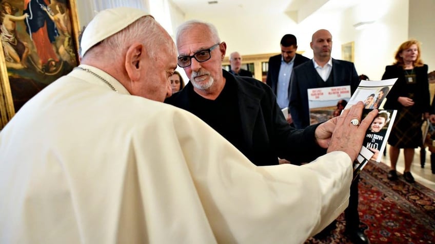 hostage families rebuke journalists false equivalence between israel hamas at vatican press conference