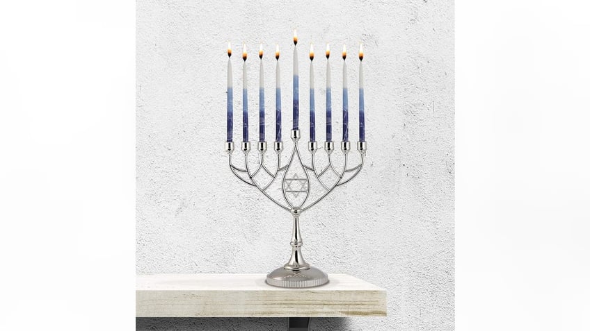 Add a timeless Menorah to your celebration. 