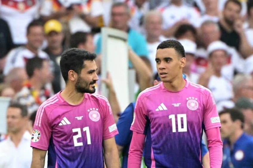 Ilkay Gundogan (L) and Jamal Musiala scored Germany's goals as the Euro 2024 hosts beat Hu