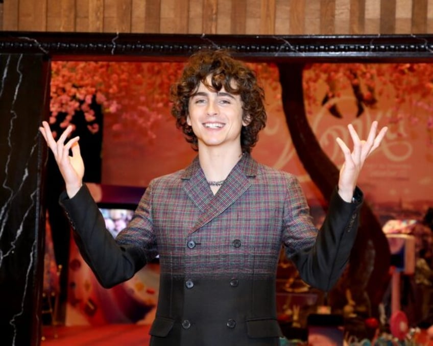Actor Timothee Chalamet attends a screening of 'Wonka' in Toronto on December 13, 2023