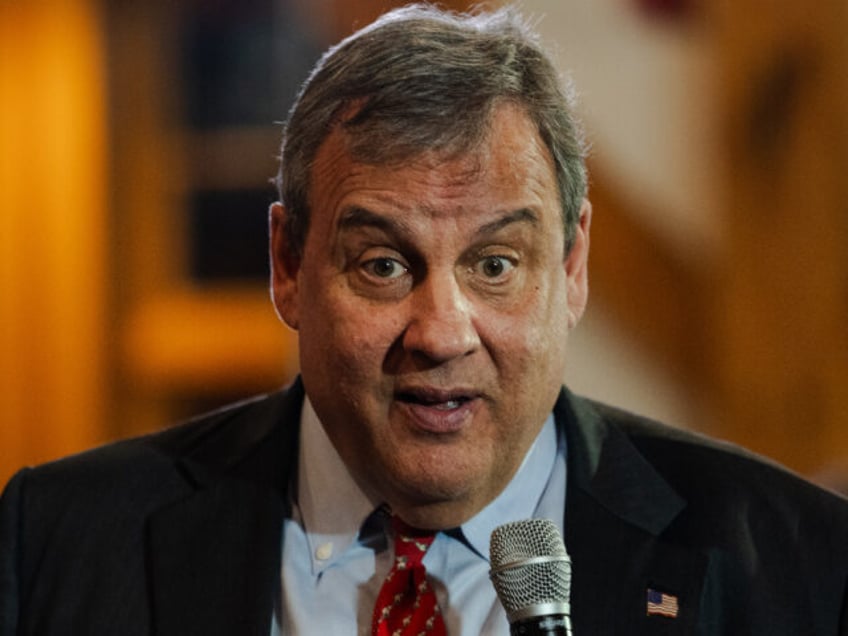 Chris Christie, former governor of New Jersey and 2024 Republican presidential candidate, speaks during a town hall event at Stonewall Farm in Keene, New Hampshire, US, on Friday, Jan. 5, 2024. The governor of New Hampshire encouraged Christie to drop out of the 2024 presidential race ahead of the state's …