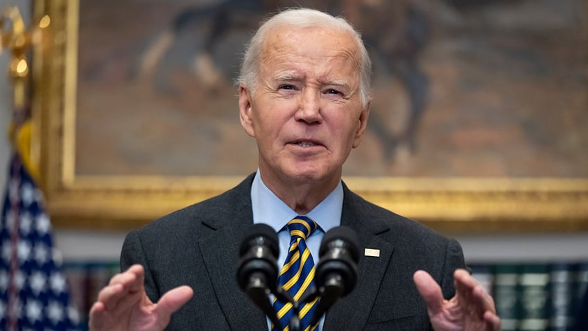 President Biden speaks in Roosevelt Room