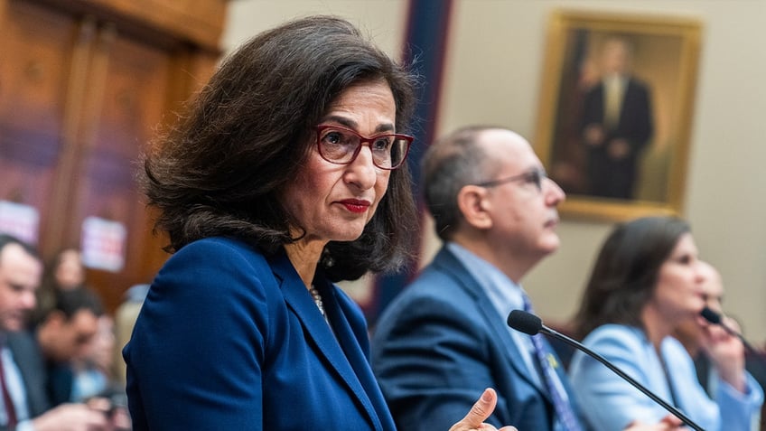 Minouche Shafik, president of Columbia University, testifies