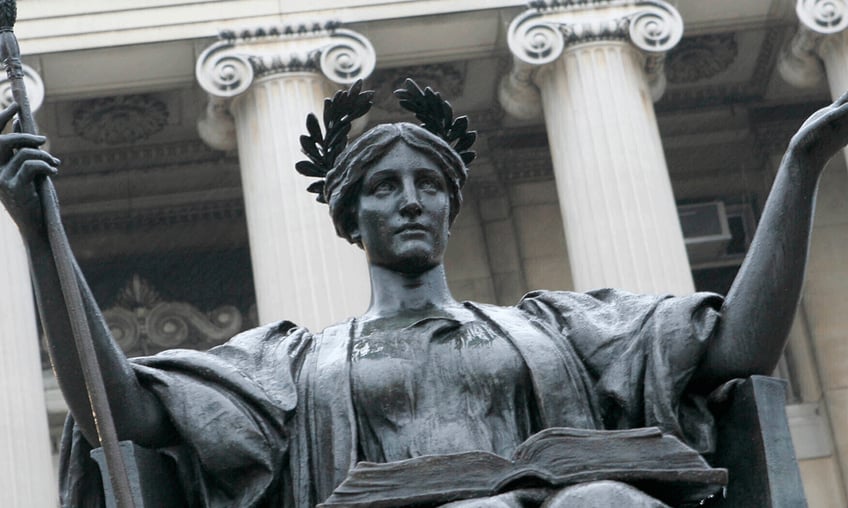 Columbia University Alma Mater statue