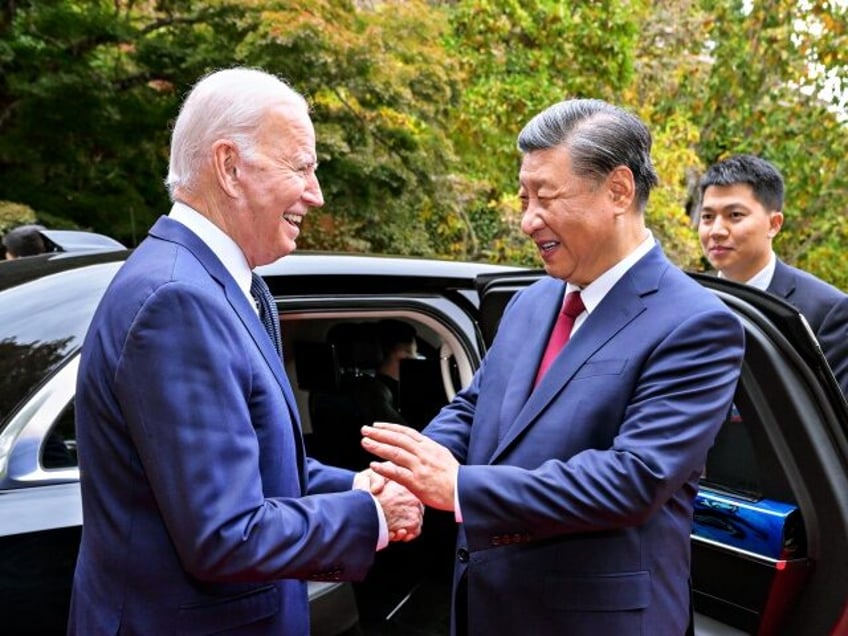 U.S. President Joe Biden escorts Chinese President Xi Jinping to his car to bid farewell after their talks in the Filoli Estate in the U.S. state of California, Nov. 15, 2023. Chinese President Xi Jinping and U.S. President Joe Biden on Wednesday had a candid and in-depth exchange of views …