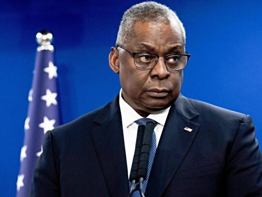 FILE - Secretary of Defense Lloyd Austin makes a joint statement with Israel Minister of Defense Yoav Gallant, after their meeting about Israel's military operation in Gaza, in Tel Aviv, Israel, Dec. 18, 2023. The White House chief of staff on Tuesday ordered Cabinet members or secretaries to notify his …