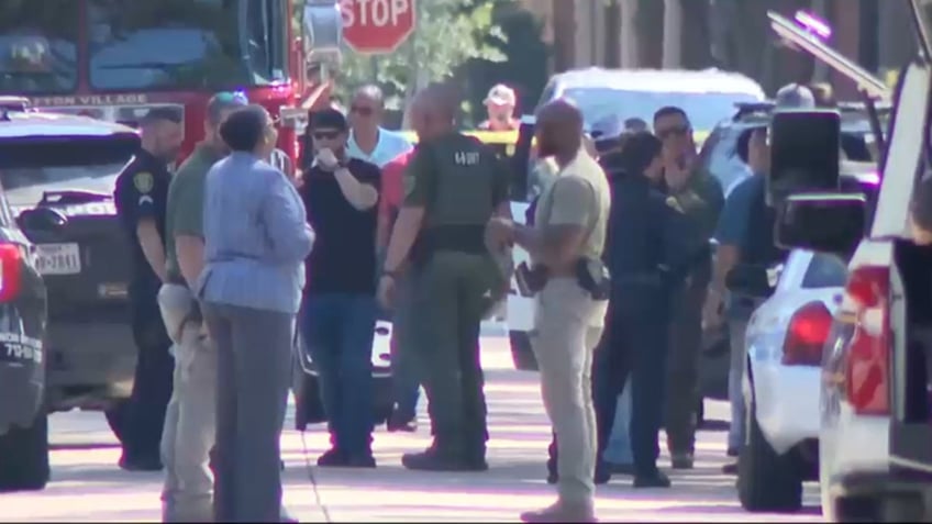 Houston home invasion scene on the street