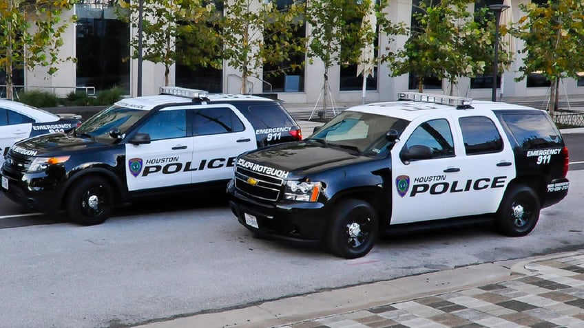 Houston Police Department vehicles