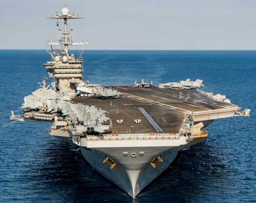 houthi rebels claim missile attack on us nuclear powered carrier dod official says this is false info 