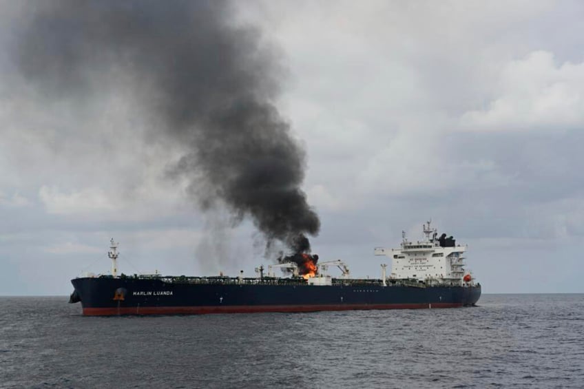 houthis bomb tanker carrying russian cargo after powwow in moscow