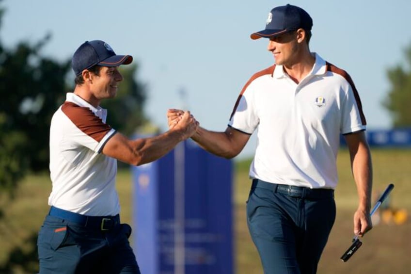 hovland and aberg looks like a long term ryder cup combo for europe theyve already made history