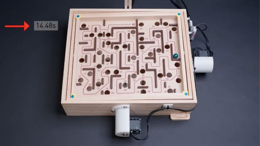 how an ai robot smashed human world record in labyrinth a classic marble maze game