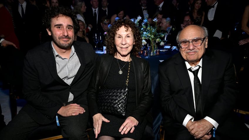 Jake DeVito, Rhea Perlman and Danny DeVito