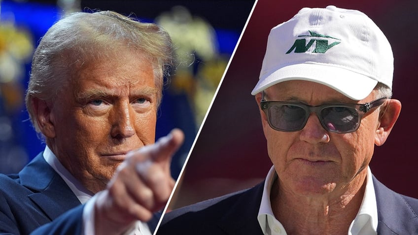 Donald Trump and Woody Johnson