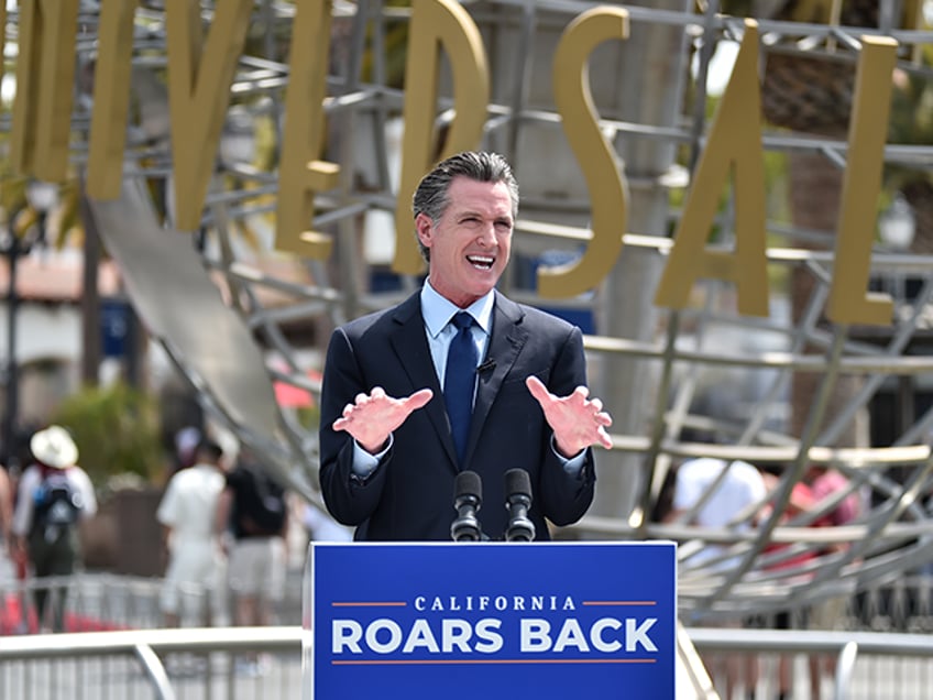 UNIVERSAL CITY, CALIFORNIA - JUNE 15: California Governor Gavin Newsom attends California