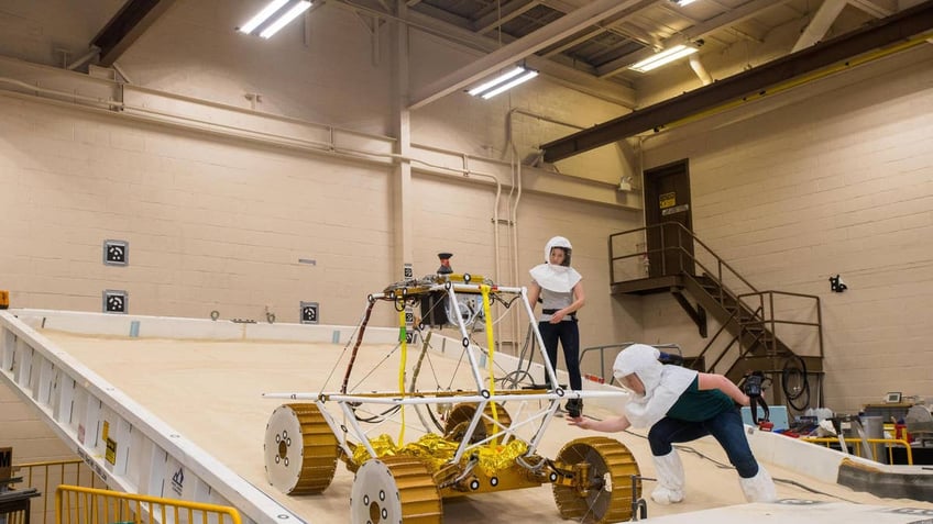 nasa employeers working on viper rover