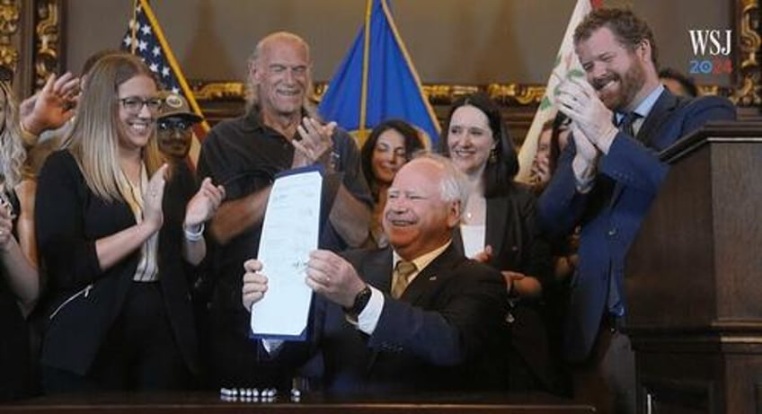 how progressive is tim walz